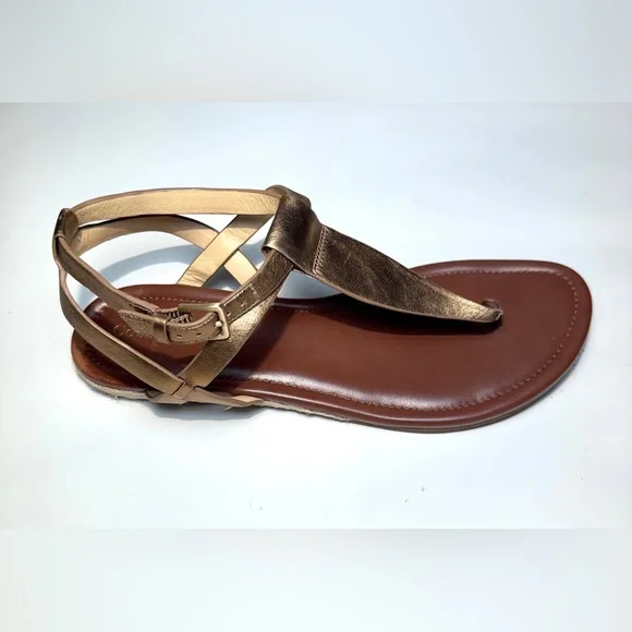 Cole Haan gold sandals - Picture 2 of 6